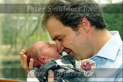 Naarden 5 maart 2003
Rob Fruithof met zijn zoontje Leon