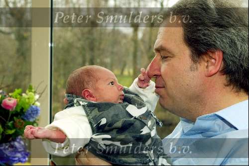 Naarden 5 maart 2003
Rob Fruithof met zijn zoontje Leon