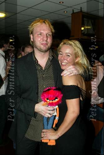 Rotterdam 1 maart 2003
Nationale songfestival in Ahoy
Rob Stenders met zijn vriendin Margje Teeuwen