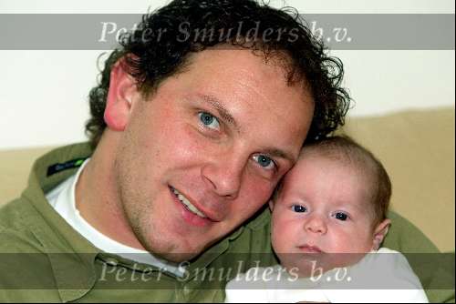 Vinkeveen 4 maart 2003
Robert Leroy met zoontje Joshua