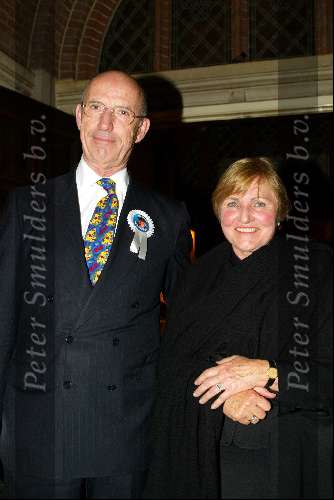 Amsterdam 14 maart 2003
Afscheid thomas lepeltak in hotel park plaza
Wouter Huybregtsen met vrouw