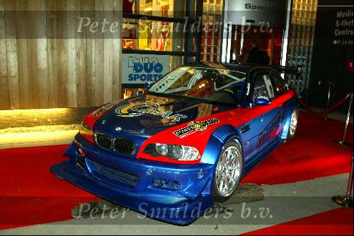 Amstelveen 27 maart 2004
Presentatie nieuwe Powerplate bij special sports.
BMW racewagen