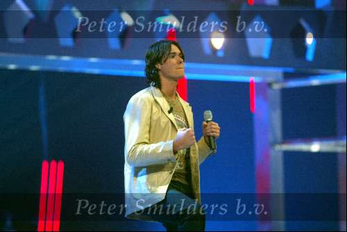 Hilversum 6 maart 2004
Idols in studio 22. Boris Idols tijdens zijn optreden
De 10 finalisten