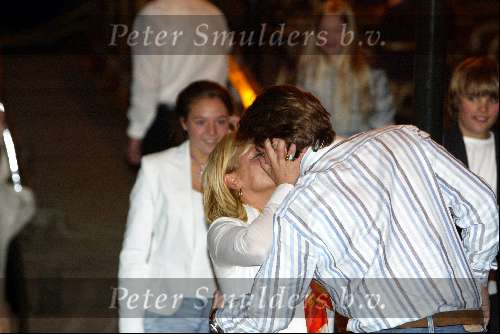 Amsterdam 30 maart 2004
Surpriseparty Caroline Tensen en vriend Peter Gallas