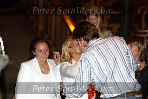 Amsterdam 30 maart 2004
Surpriseparty Caroline Tensen en vriend Peter Gallas