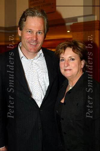 Amsterdam 16 maart 2004
Modeshow Ronald Kolck in koepelkerk.
Catherine Keyl met vriend