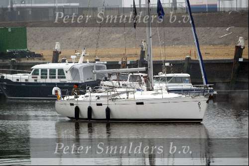 Scheveningen 6 maart 2004
Dinand Woesthoff op zijn zeilboot.
Eenzaam na het overlijden van zijn vrouw Guusje Nederhorst