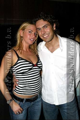 Amstelveen 27 maart 2004
Prsentatie nieuwe Powerplate bij special sports.
Ellemieke Vermolen met vriend Ferenc