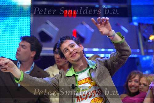 Hilversum 6 maart 2004
Idols in studio 22. Eric Idols tijdens zijn optreden
De 10 finalisten