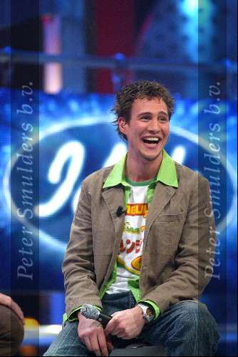 Hilversum 6 maart 2004
Idols in studio 22. Eric Idols tijdens zijn optreden
De 10 finalisten