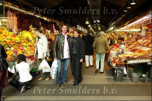 Barcelona, 18 Maart 2004
Ernie Brandts met zijn vriendin Amy Hoyer