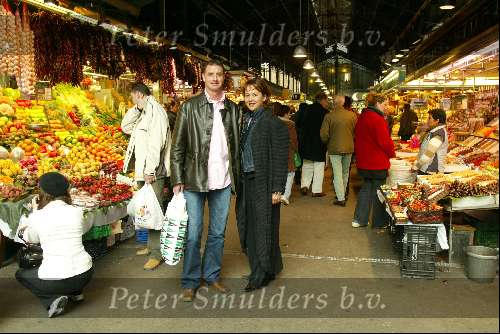 Barcelona, 18 Maart 2004
Ernie Brandts met zijn vriendin Amy Hoyer