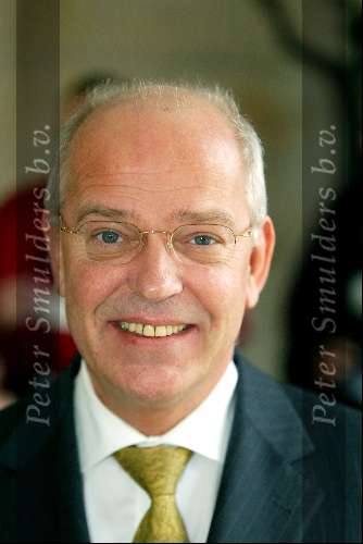 Vlaardingen 13 maart 2004
Prinses Maxima en Prins Willem Alexander bij uitreiking Geuzenpenning. Gerrit Zalm