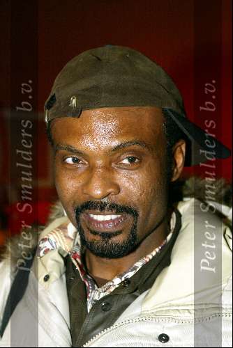Amsterdam 27 maart 2004
Finale Idols in studio 21.
Humphrey Campbell met petje