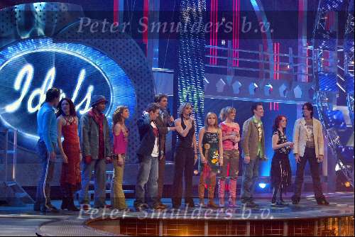Hilversum 6 maart 2004
Idols in studio 22. publiek
De 10 finalisten