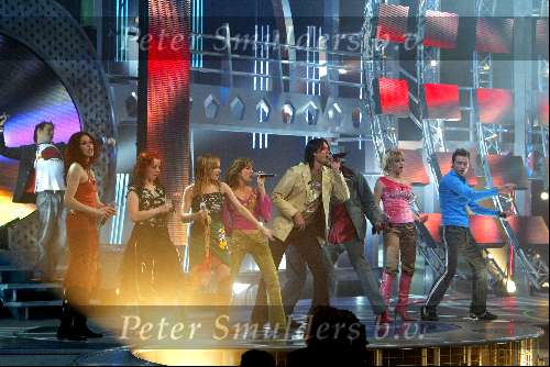 Hilversum 6 maart 2004
Idols in studio 22. publiek
De 10 finalisten