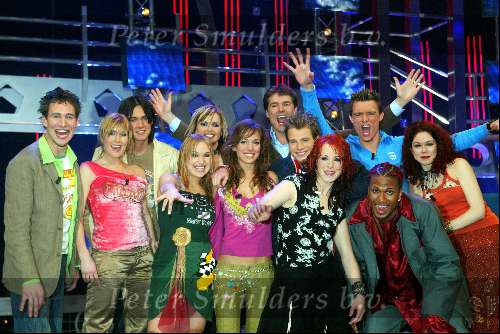 Hilversum 6 maart 2004
Idols in studio 22. publiek
De 10 finalisten