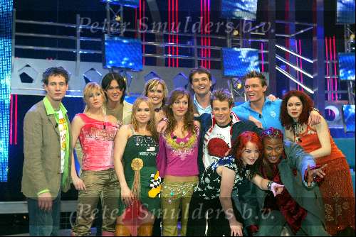 Hilversum 6 maart 2004
Idols in studio 22. publiek
De 10 finalisten