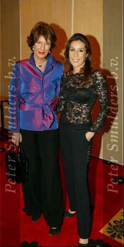 Amsterdam 13 maart 2004
Modeshow Mart Visser in het Hilton. 
Janneke Brinkman met dochter