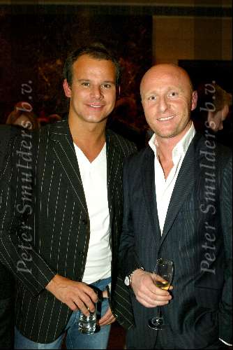 Amsterdam 13 maart 2004
Modeshow Mart Visser in het Hilton.
Leco v Zadelhoff met vriend