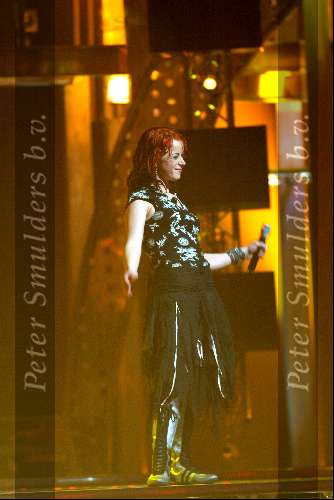Hilversum 6 maart 2004
Idols in studio 22. Marlies Idols tijdens haar optreden
De 10 finalisten