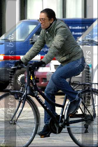 Amsterdam 29 maart 2003
Monique Kleeman op fiets