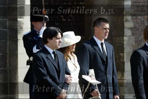Delft 30 maart 2004
Begrafenis prinses Juliana in Grote kerk 
Prins Nicolas Prinses Juliana en Prins Bernardo