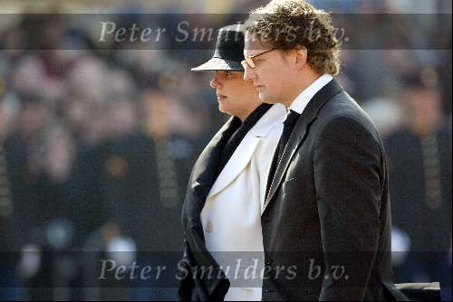 Delft 30 maart 2004
Begrafenis prinses Juliana in Grote kerk . Prinses Annette en prins Bernhard Jr