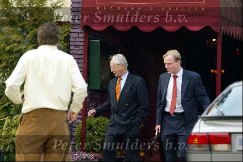 Graveland 11maart 2004
Prins Carlos en zijn vader Prins Carl Hugo lunchen bij restaurant de Colonie.