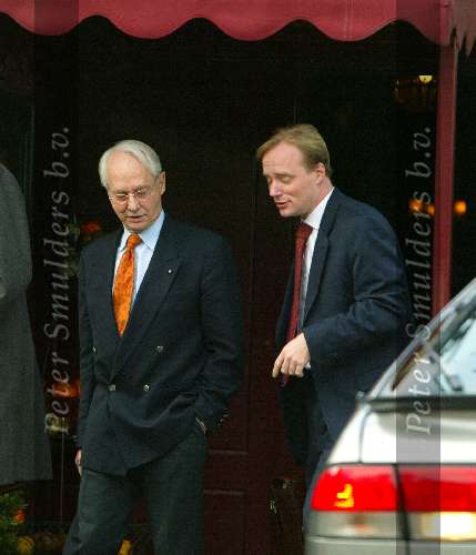 Graveland 11maart 2004
Prins Carlos en zijn vader Prins Carl Hugo lunchen bij restaurant de Colonie.