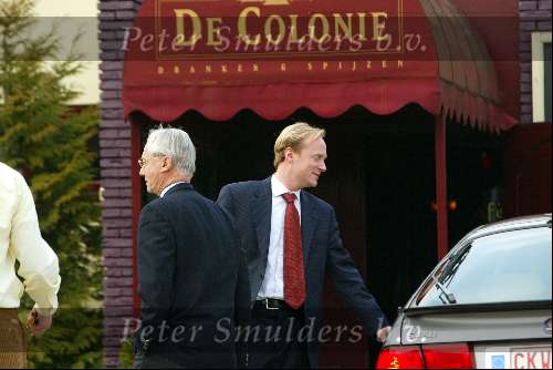 Graveland 11maart 2004
Prins Carlos en zijn vader Prins Carl Hugo lunchen bij restaurant de Colonie.