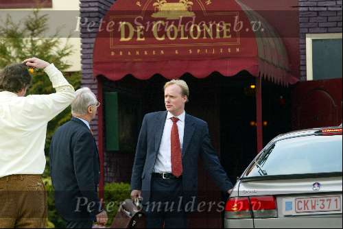 Graveland 11maart 2004
Prins Carlos en zijn vader Prins Carl Hugo lunchen bij restaurant de Colonie.