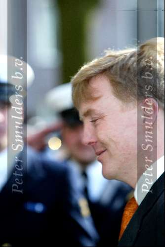 Vlaardingen 13 maart 2004
Prinses Maxima en Prins Willem Alexander bij uitreiking Geuzenpenning.