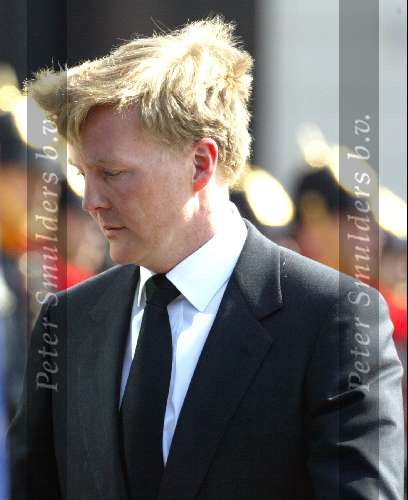 Delft 30 maart 2004
Prins Willem Alexander bij begrafenis van Prinses Juliana.