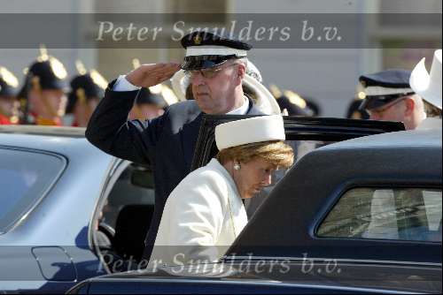 Delft 30 maart 2004
Begrafenis prinses Juliana in Grote kerk 
Prinses Christina