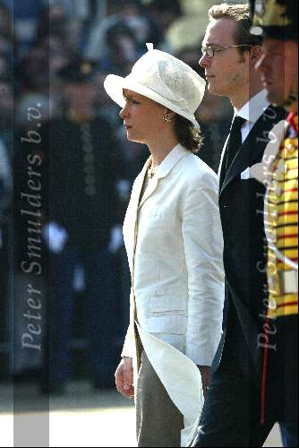 Delft 30 maart 2004
Begrafenis prinses Juliana in Grote kerk . Prinses Margaritha en prins Jaime