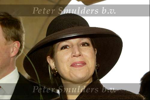 Vlaardingen 13 maart 2004
Prinses Maxima en Prins Willem Alexander bij uitreiking Geuzenpenning.