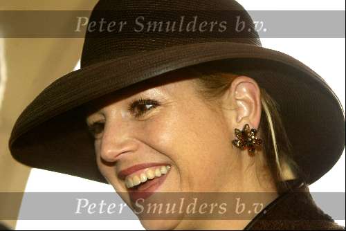 Vlaardingen 13 maart 2004
Prinses Maxima en Prins Willem Alexander bij uitreiking Geuzenpenning.