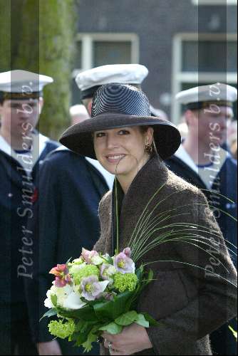 Vlaardingen 13 maart 2004
Prinses Maxima  bij uitreiking Geuzenpenning.