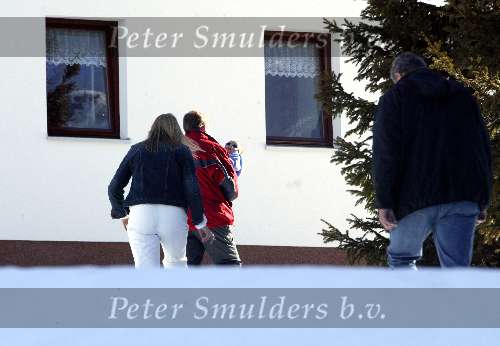 Lech 17 maart 2004
Prinses Maxima, Prins Willem Alexander Prinses Amalia in Lech.