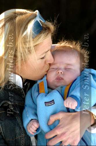 Lech 17 maart 2004
Prinses Maxima Prins Willem Alexander Amalia in Lech. Maxima kust Prinses Amalia