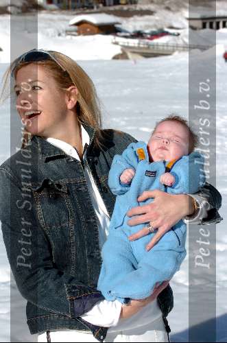 Lech 17 maart 2004
Prinses Maxima en Prinses Amalia in Lech.