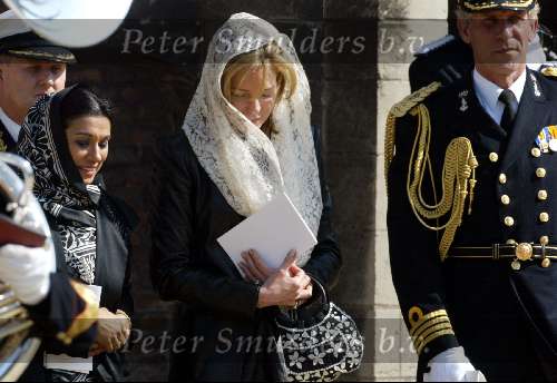 Delft 30 maart 2004
Begrafenis prinses Juliana in Grote kerk 
Prinses Noor
