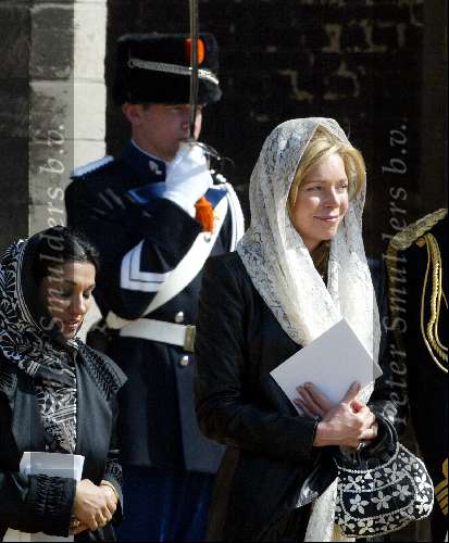 Delft 30 maart 2004
Begrafenis prinses Juliana in Grote kerk 
Prinses Noor