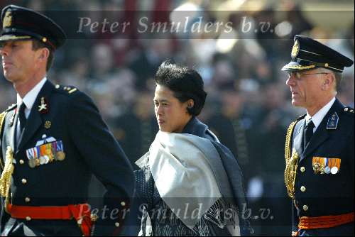 Delft 30 maart 2004
Begrafenis prinses Juliana in Grote kerk 
Prinses Maha Chakri Sirindhorn van thailand