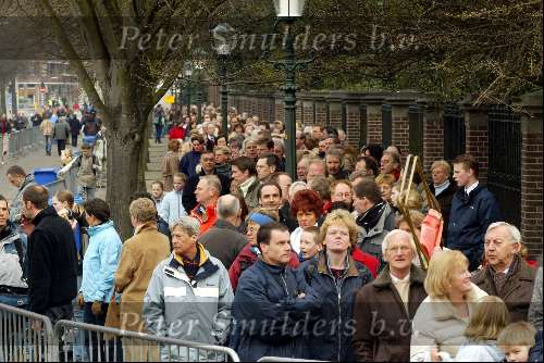 Den Haag 28 maart 2003
Afscheid nemen van Prinses Juliana bij paleis Noordeinde