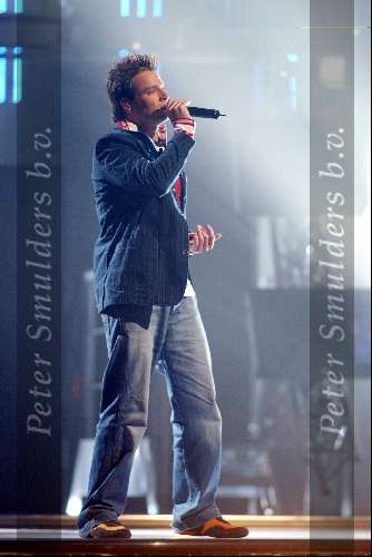 Hilversum 6 maart 2004
Idols in studio 22. Robin Idols
Eerste finale ronde 2004