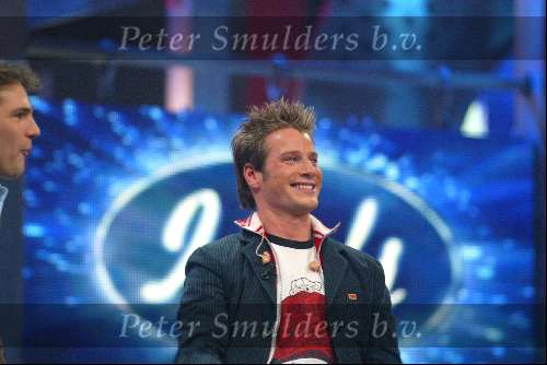 Hilversum 6 maart 2004
Idols in studio 22. Robin Idols
Eerste finale ronde 2004