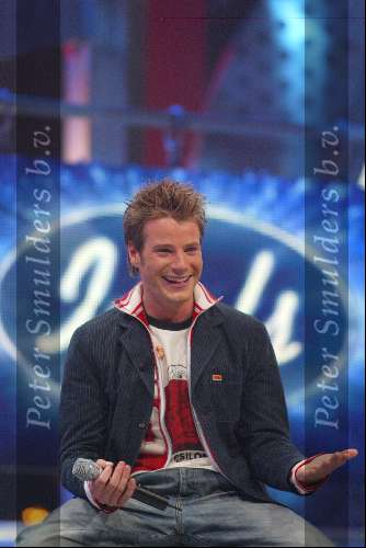 Hilversum 6 maart 2004
Idols in studio 22. Robin Idols
Eerste finale ronde 2004