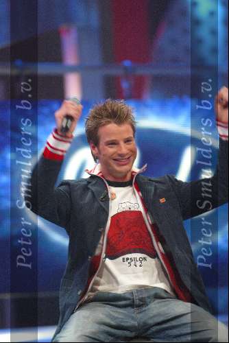 Hilversum 6 maart 2004
Idols in studio 22. Robin Idols
Eerste finale ronde 2004